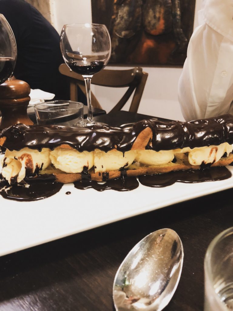 The biggest and tastiest profiteroles you'll ever try